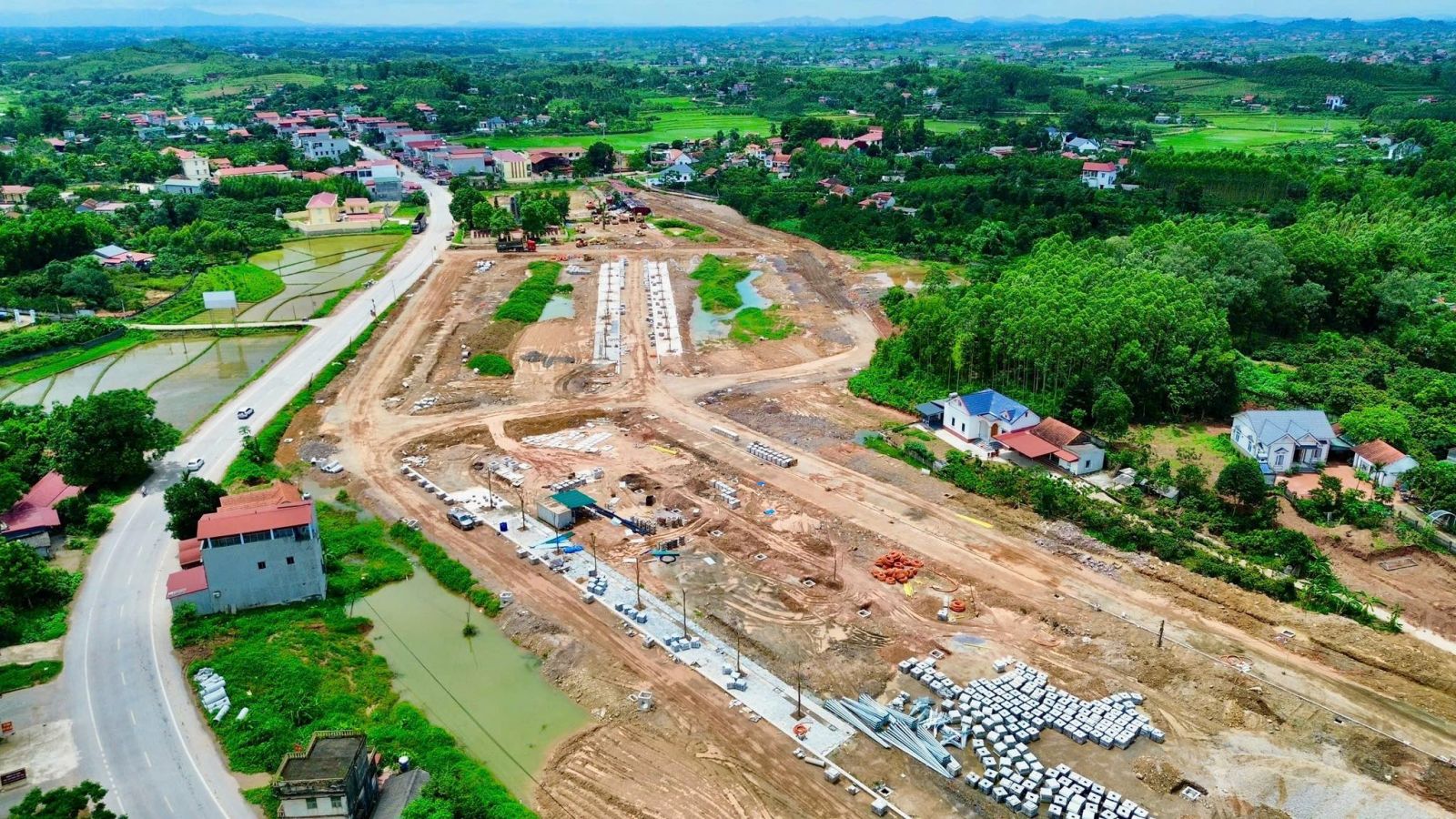 tiến độ thi công dự án Yên Thế Golden Hill